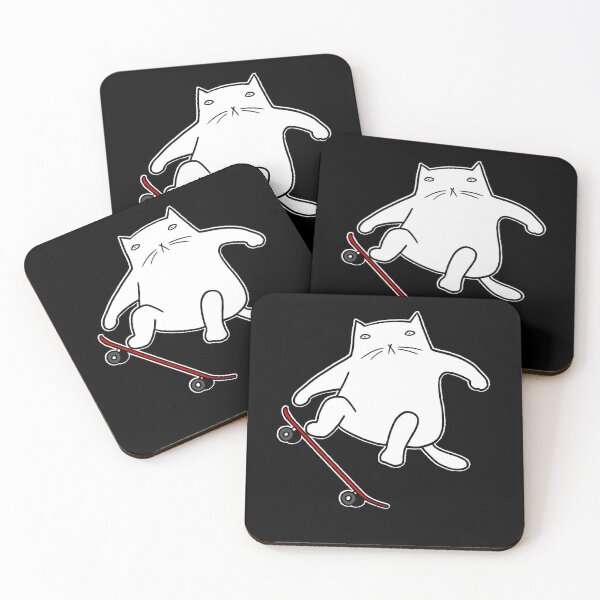 Item preview, Skateboard cat designed and sold by eri-morie.