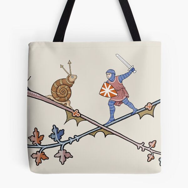 Item preview, Medieval Knight vs. Killer Snail designed and sold by ebrawne.
