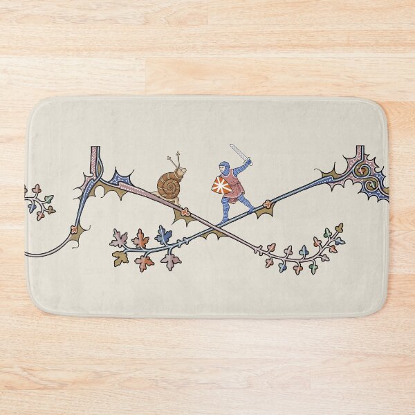Item preview, Medieval Knight vs. Killer Snail designed and sold by ebrawne.