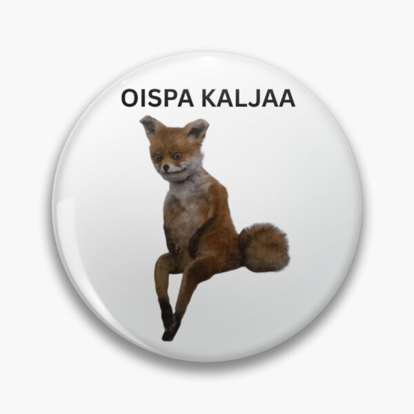 Aperçu de l'œuvre OISPA KALJAA Funny Finnish Fox Meme créée et vendue par PixelStorage.