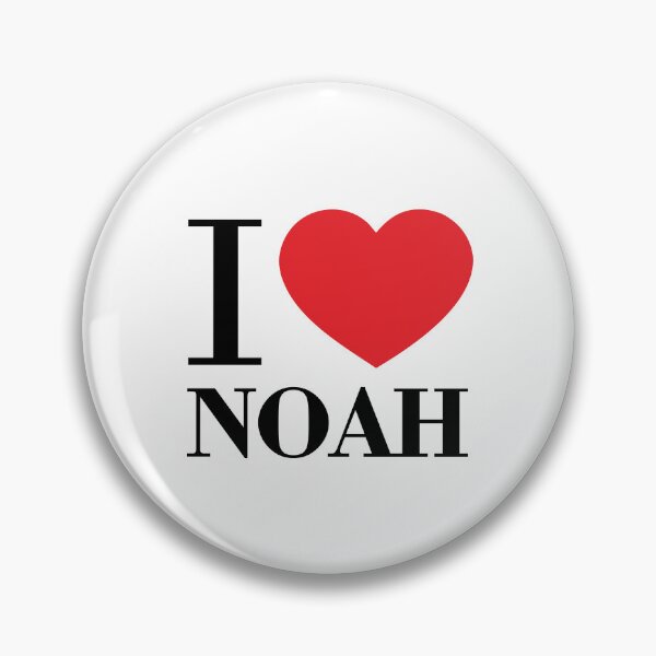 Item preview, I Love Noah Red Heart Classic Typography Art   designed and sold by stickerorange.
