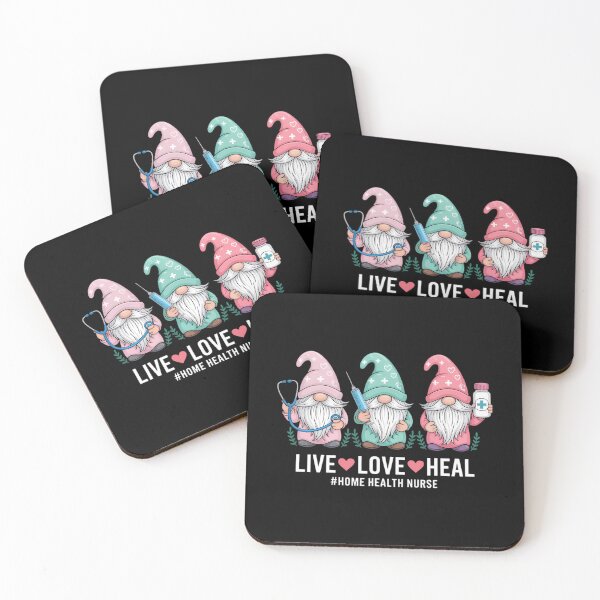 Item preview, Cute Gnome Live Love Heal Home Health Nurse designed and sold by FaithAbbott.