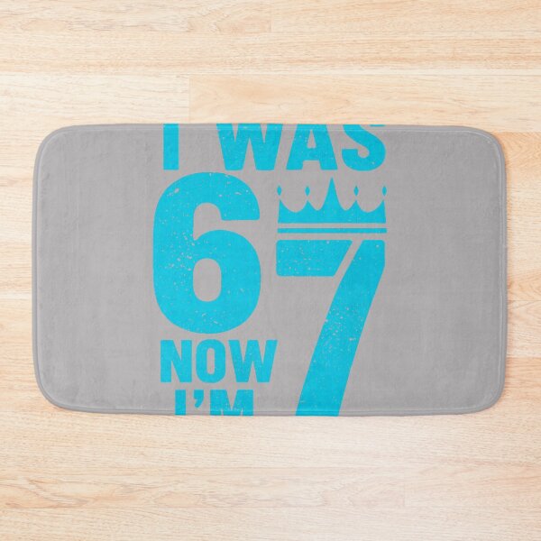 Item preview, 7th Birthday I was 6 Now Im 7 Six Seven 6 7 Kids Boys designed and sold by KathieFaugh.