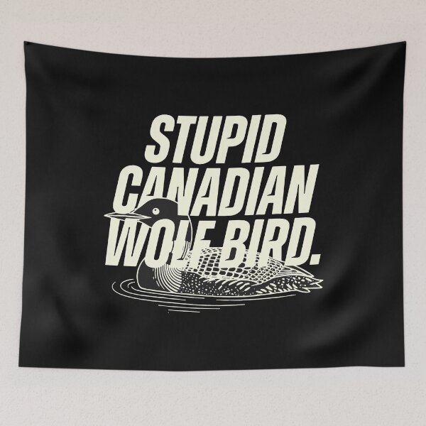 Item preview, Heated Rivalry Stupid Canadian Wolf Bird  designed and sold by UlrichMerzano.