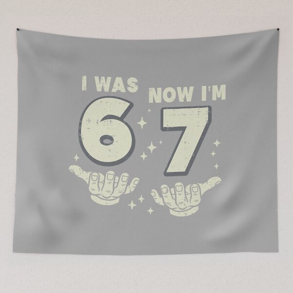Item preview, 7th Birthday I was 6 Now Im 7 Six Seven 6 7 Meme Kids Boys designed and sold by KathieFaugh.