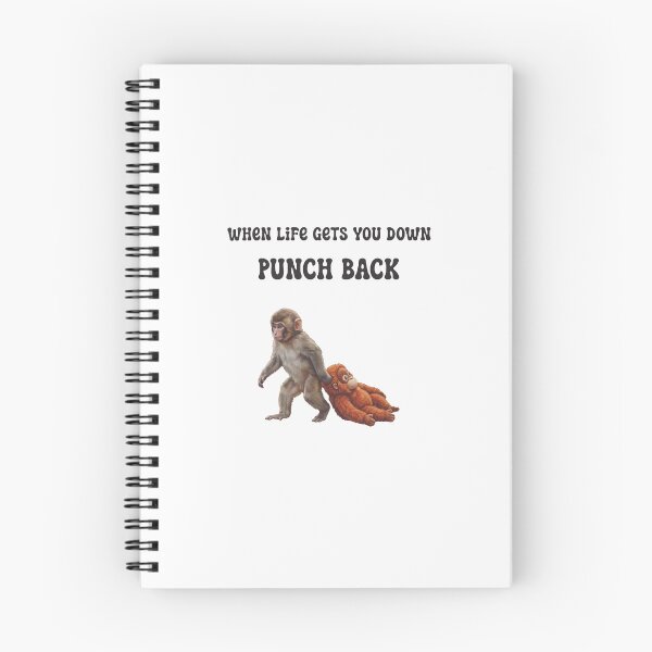 Item preview, Punch Monkey, When Life Gets You Down Punch Back designed and sold by NinMema.