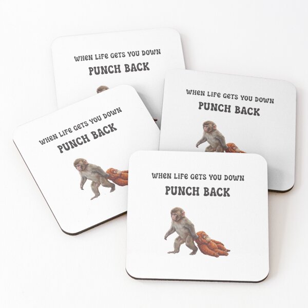 Item preview, Punch Monkey, When Life Gets You Down Punch Back designed and sold by NinMema.
