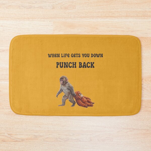 Item preview, Punch Monkey, When Life Gets You Down Punch Back designed and sold by NinMema.
