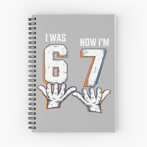 Item preview, 7 Year Old Birthday Girl Funny I was 6 Now I'm 7 67 Meme designed and sold by KathieFaugh.