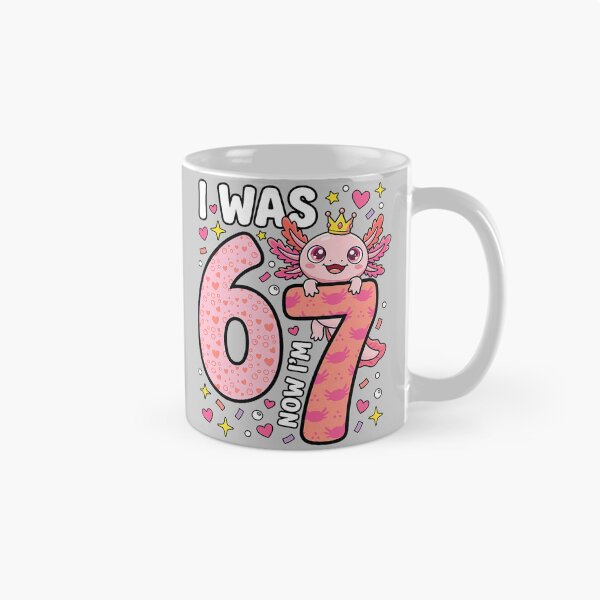 Item preview, Axolotl Girl 7th Bday 6 7 Birthday I was 6 Now I'm 7 designed and sold by KathieFaugh.