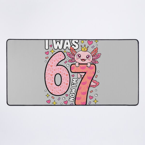 Item preview, Axolotl Girl 7th Bday 6 7 Birthday I was 6 Now I'm 7 designed and sold by KathieFaugh.