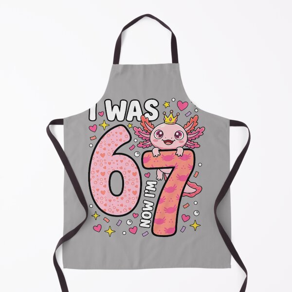 Item preview, Axolotl Girl 7th Bday 6 7 Birthday I was 6 Now I'm 7 designed and sold by KathieFaugh.