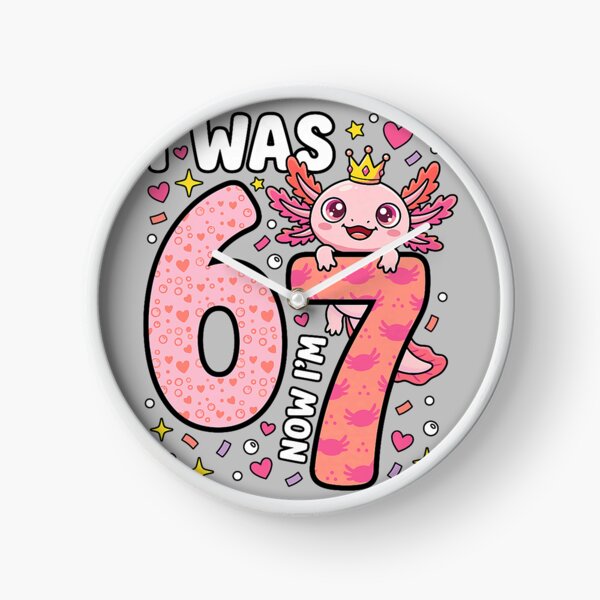 Item preview, Axolotl Girl 7th Bday 6 7 Birthday I was 6 Now I'm 7 designed and sold by KathieFaugh.