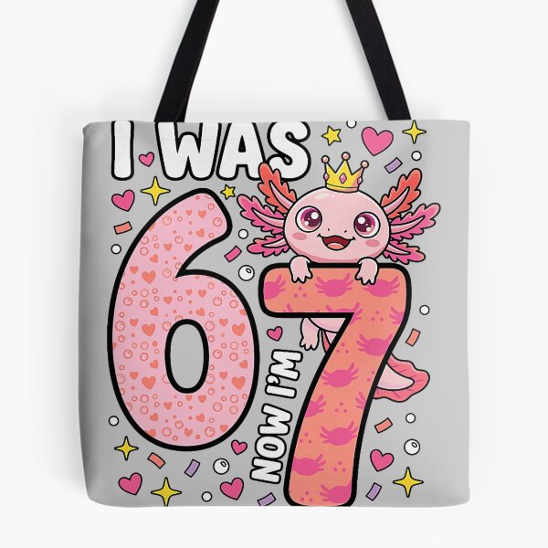 Item preview, Axolotl Girl 7th Bday 6 7 Birthday I was 6 Now I'm 7 designed and sold by KathieFaugh.