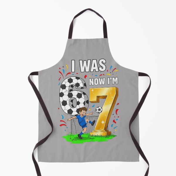 Item preview, Birthday Boy I was 6 Now I'm 7 Six Seven Soccer 6 designed and sold by KathieFaugh.