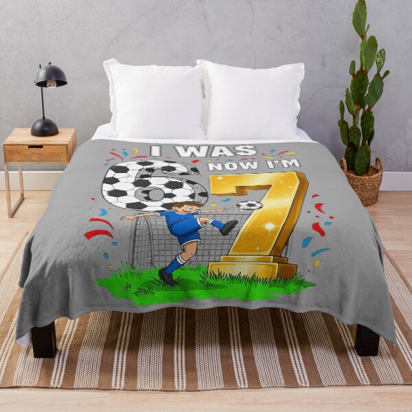 Item preview, Birthday Boy I was 6 Now I'm 7 Six Seven Soccer 6 designed and sold by KathieFaugh.