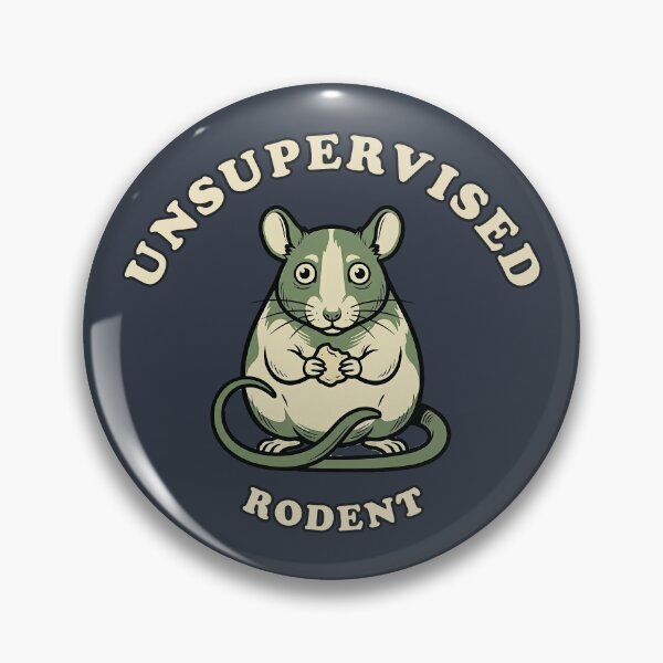 Item preview, Unsupervised Rodent | Funny Chaotic Pet Rat Graphic designed and sold by Akio Saiko.