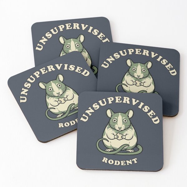 Item preview, Unsupervised Rodent | Funny Chaotic Pet Rat Graphic designed and sold by Akio Saiko.
