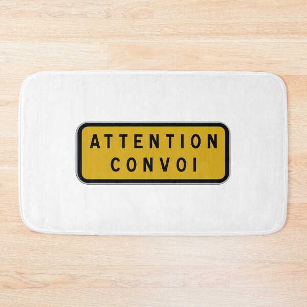 Item preview, Caution convoy sign, road sign for exceptional transport designed and sold by Panneaux et signalisations - NPOITEVIN.