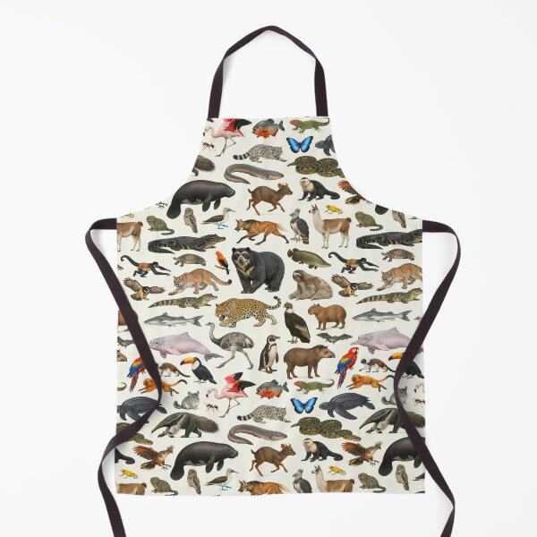 Item preview, Animals of South America Retro Wildlife Identification Chart designed and sold by kakarikihill.
