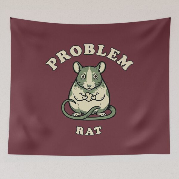 Item preview, Problem Rat | Funny Sarcastic Chaotic Rodent Graphic designed and sold by Akio Saiko.