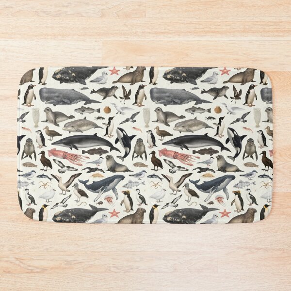 Item preview, Animals of Antarctica Retro Style Identification Chart designed and sold by kakarikihill.