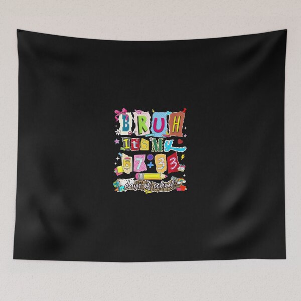 Item preview, Bruh It's My 67 33 Days Of School Leopard Girl Kid Teacher designed and sold by tratakos.