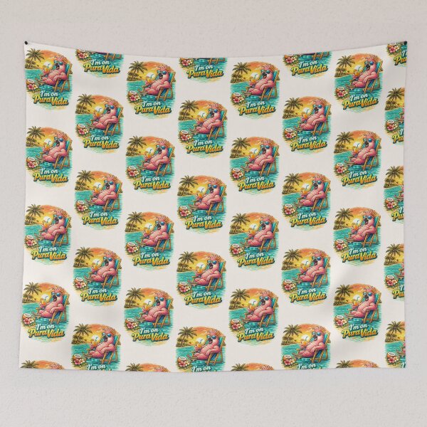 Item preview, I’m on Pura Vida Tropical Beach parrot  designed and sold by Rise phoenix .