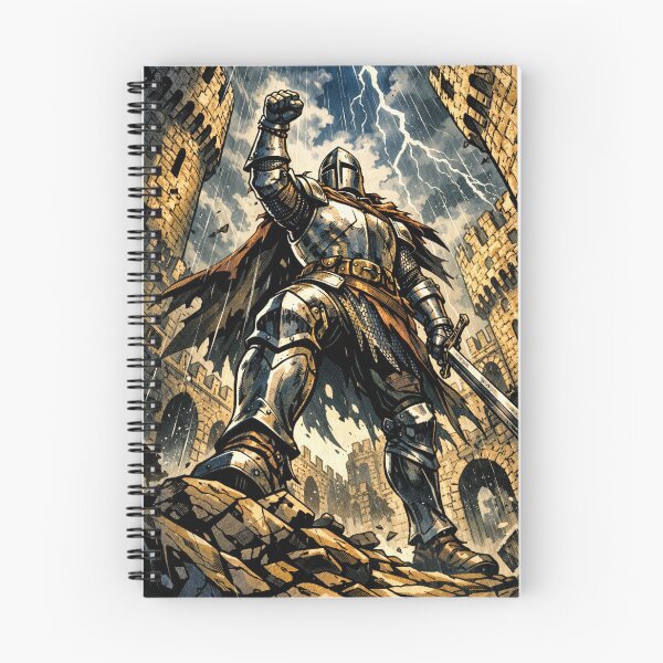 Item preview, Victorious Knight in Stormy Castle Battle designed and sold by AndreBarnard.