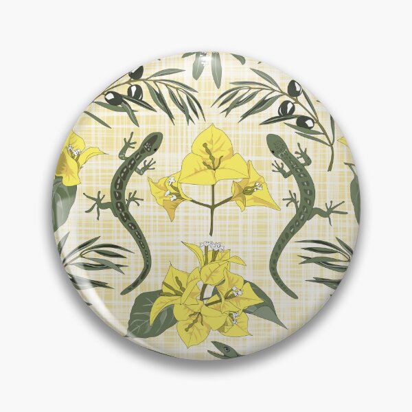 Item preview, what i found on my mediterranean terrace - yellow bougainvillea ornament designed and sold by kobyakov.
