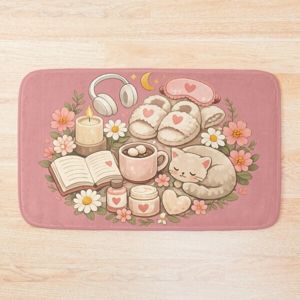 Item preview, Living in My Cozy Bubble – Cozy Selfcare Aesthetic designed and sold by MrsMimpi.