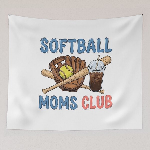 Item preview, Softball Moms Club designed and sold by Szekeresrenato.