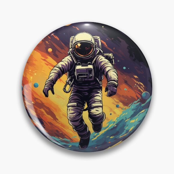 Item preview, Galaxy Astronaut Spaceman Scout Outter Worlds Art designed and sold by GrinGalore.