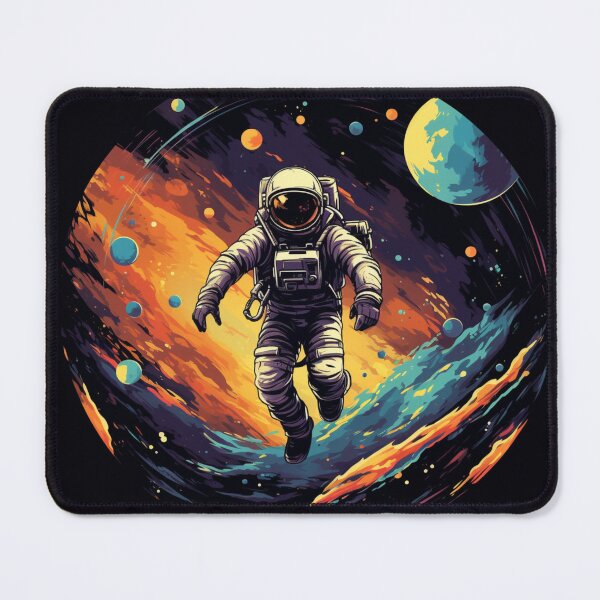 Item preview, Galaxy Astronaut Spaceman Scout Outter Worlds Art designed and sold by GrinGalore.