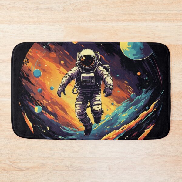 Item preview, Galaxy Astronaut Spaceman Scout Outter Worlds Art designed and sold by GrinGalore.
