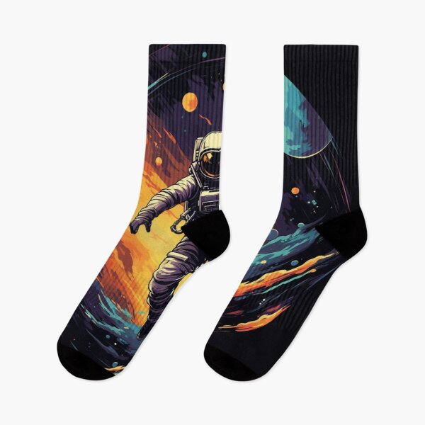 Item preview, Galaxy Astronaut Spaceman Scout Outter Worlds Art designed and sold by GrinGalore.