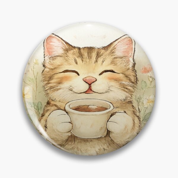 Item preview, Sending Pawsitive Vibes – Cute Cat Illustration designed and sold by myforestfog.