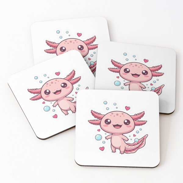 Item preview, Cute axolotl sticker  designed and sold by Dipti333.