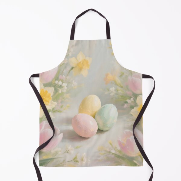 Item preview, Pastel Easter Eggs with Spring Flowers – Soft Cottagecore Spring Botanical Painting designed and sold by cr6zym1nd.