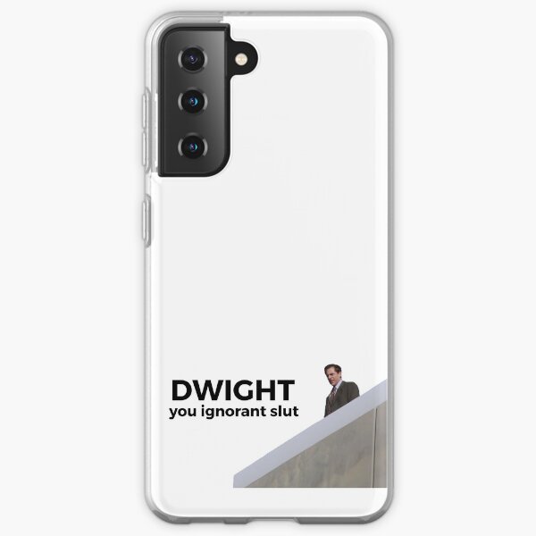 Dwight, You Ignorant Slut - The Office (EE. UU.) Funda blanda para Samsung Galaxy
