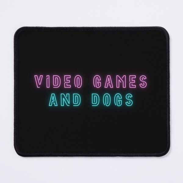 Item preview, Video Games and Dogs Design designed and sold by Cats of the Kat.