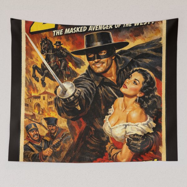 Item preview, Zorro - Poster by Lulu Leb designed and sold by LuluLeb.