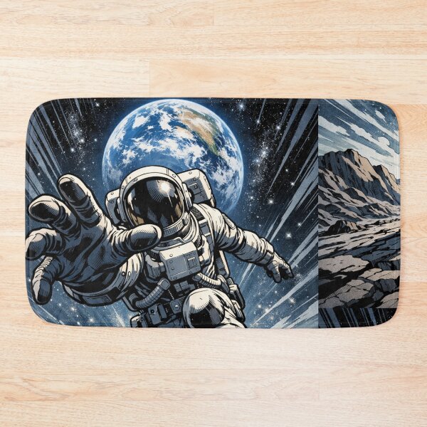 Item preview, Lunar Astronaut Reaching Toward Earth designed and sold by AndreBarnard.