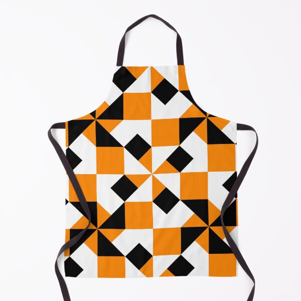 Item preview, Orange geometric seamless repeating pattern designed and sold by SeamlessDsign.