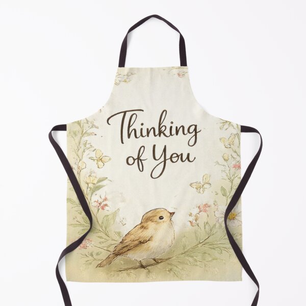 Item preview, Thinking of You – Sweet Bird Floral Illustration designed and sold by myforestfog.