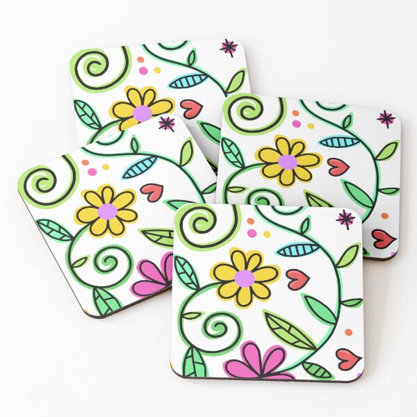 Item preview, Decorative Doodle Daisy Flowers designed and sold by Prawny.