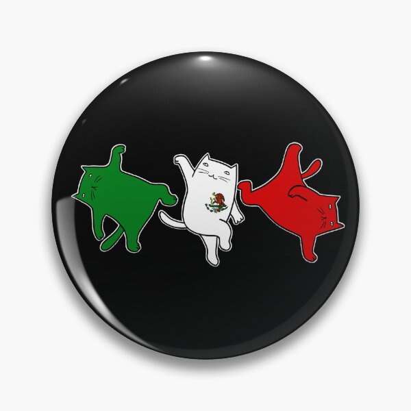 Artikelvorschau, Katzen mit mexikanischer Flagge entworfen und verkauft von eri-morie.