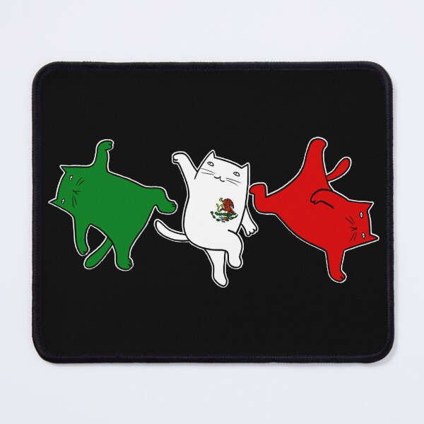 Item preview, Mexican flag cats designed and sold by eri-morie.