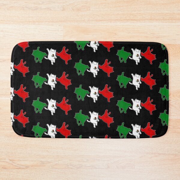 Item preview, Mexican flag cats designed and sold by eri-morie.