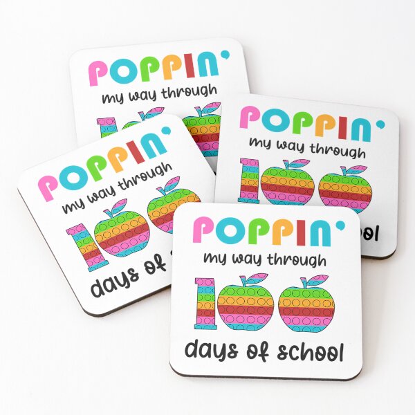 Item preview, Poppin' 100 Days of School Rainbow Apple Pop It designed and sold by ShaylaSexton.